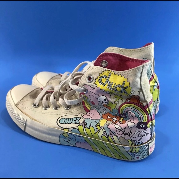 converse with cartoons